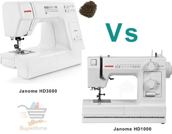Janome hd1000 vs hd3000