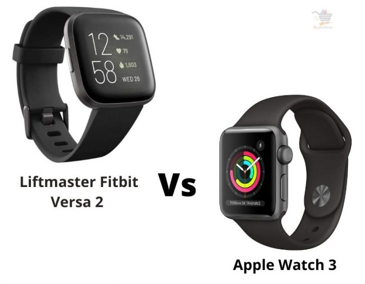 Fitbit Versa 2 vs Apple Watch 3