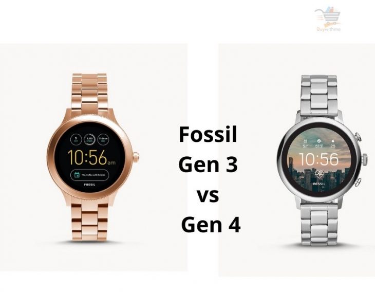 Fossil Gen 3 vs Gen 4