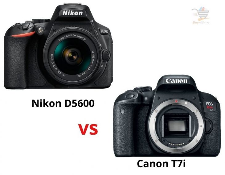 Nikon D5600 vs Canon T7i