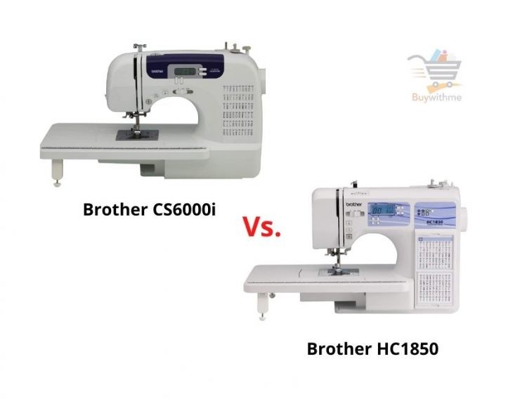 Brother HC1850 vs CS6000i