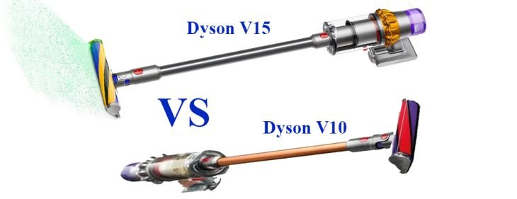 Dyson v10 vs v15
